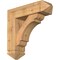 Ekena Millwork Olympic Arts and Crafts Smooth Bracket w/ Offset Brace, Western Red Cedar, 7 1/2"W x 26"D x 26"H BKT0806X26X26OLY03SWR - alternate 1